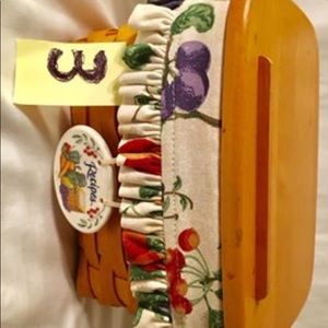 Longaberger Recipe Basket With All all Extras